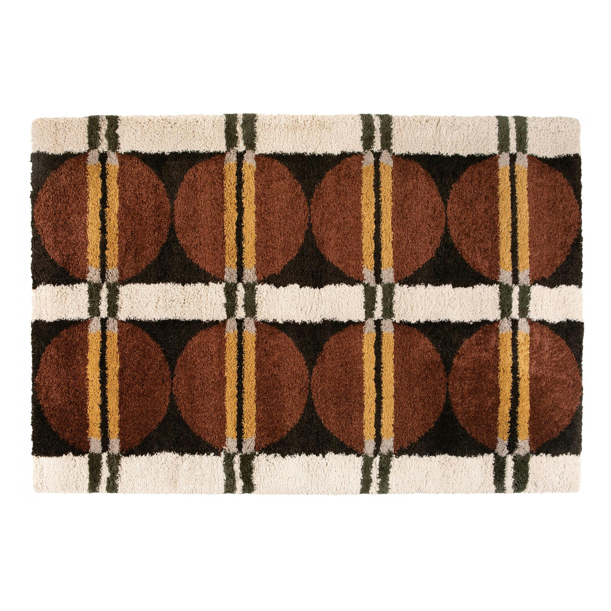 YONI - Tapis  en polypropylene geranium 200 x 290