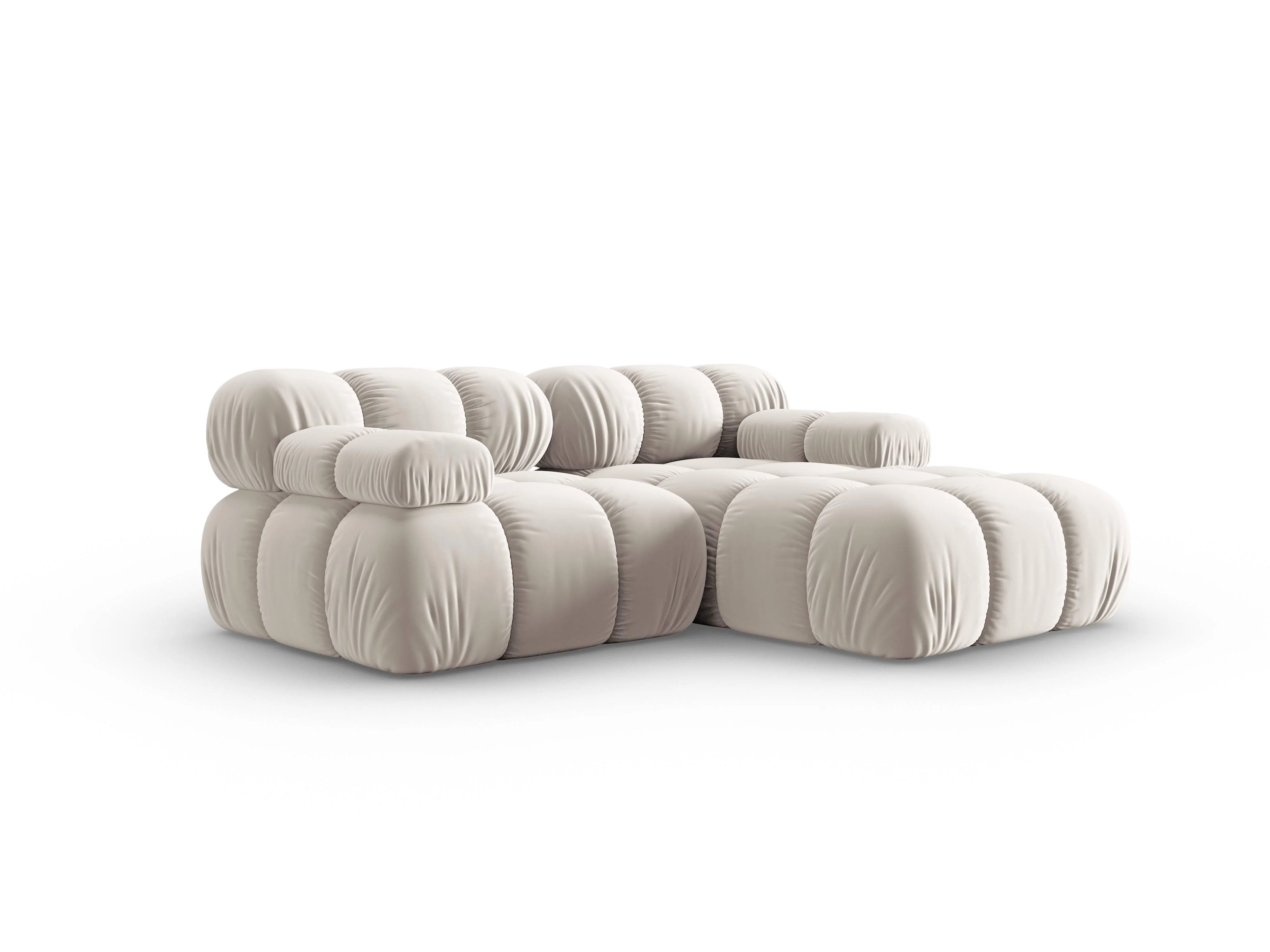 Modulaire-3-zitshoekbank Tropea rechts velvet