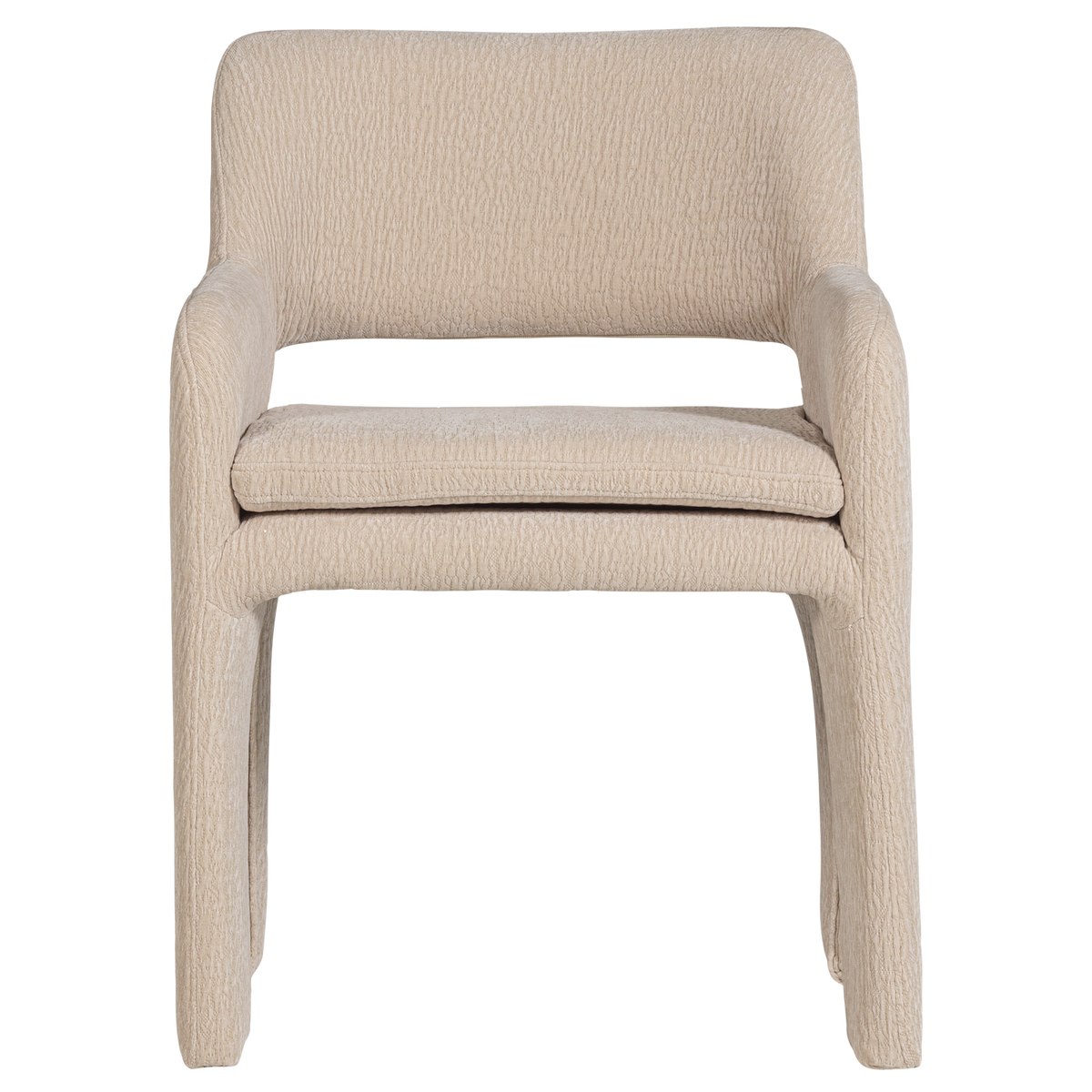 vtwonen eetkamerstoel Bigfoot - Chenille - Zand - 78x57x56