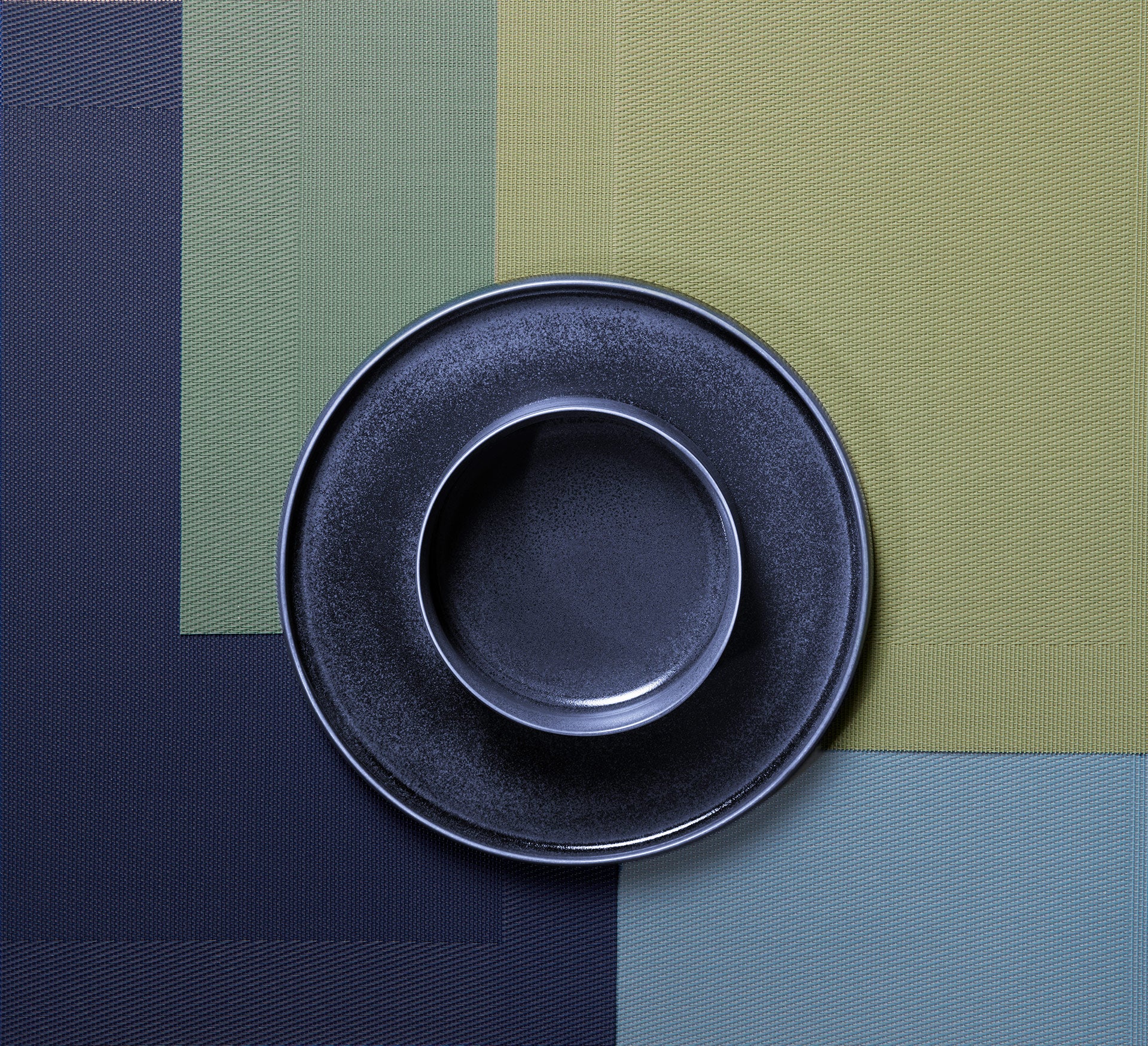 tischset, green olive
