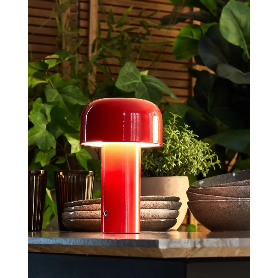 BESOS - Tafellamp - Rood - IJzer