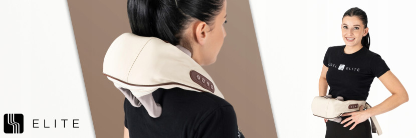 Masażer Shiatsu do Szyi Pleców Karku Ramion Podgrzewany ME-MS01