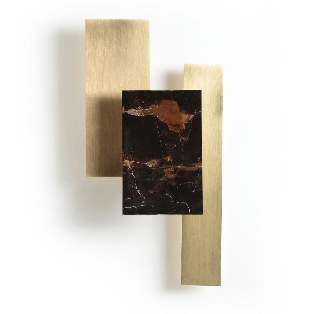 Applique marbre et laiton Portson
