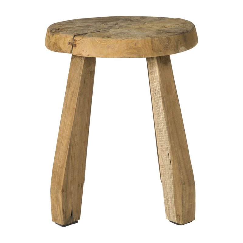 Krukje Munduk recycled hout - bruin - &Oslash;32x39 cm