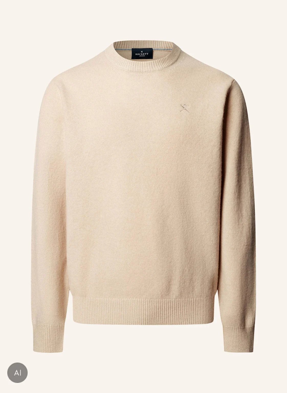 HACKETT LONDON Pullover LAMBSWOOL CREW