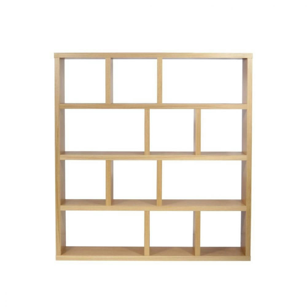 BERLIN - Bibliothèque  placage chêne naturel