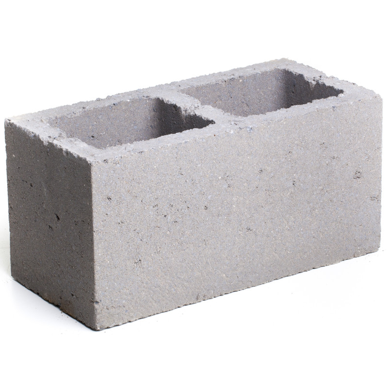 Palette 60 Blocs de béton creux certifiés Benor 39 x 19 x 19 cm