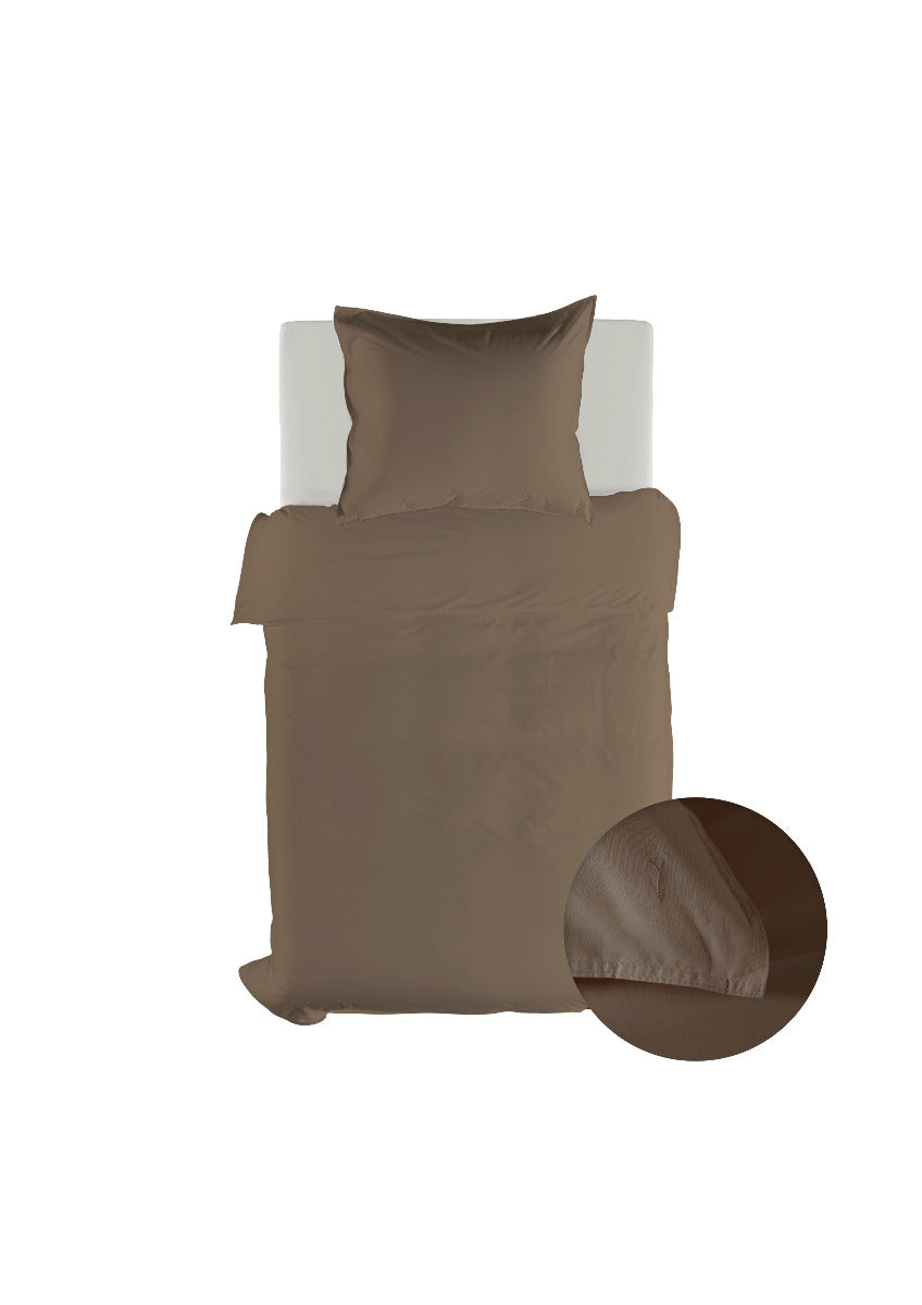 Yellow Dekbedovertrek Gewassen Katoen Suites Nairobi - plaza taupe