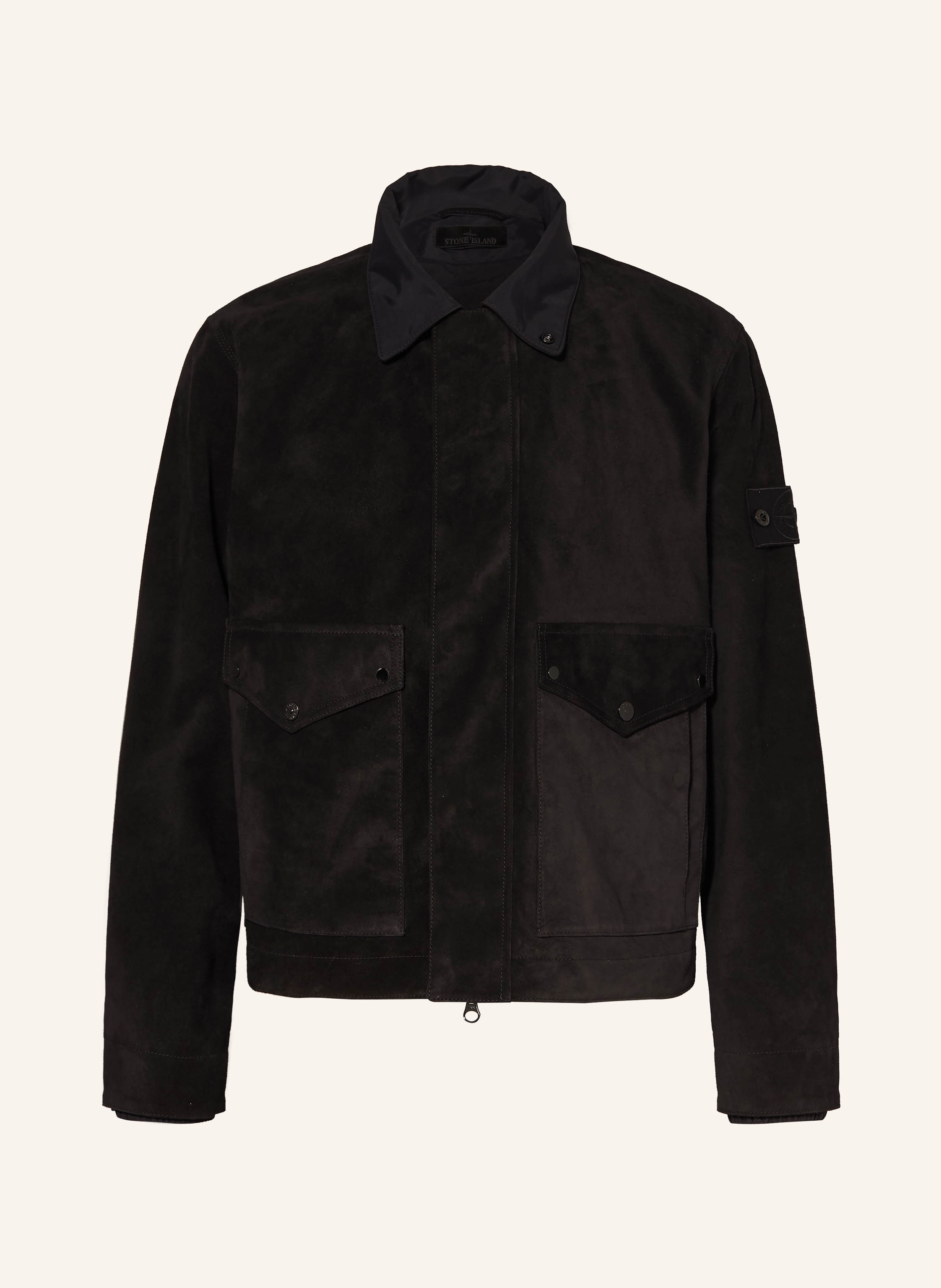 STONE ISLAND Lederjacke GHOST