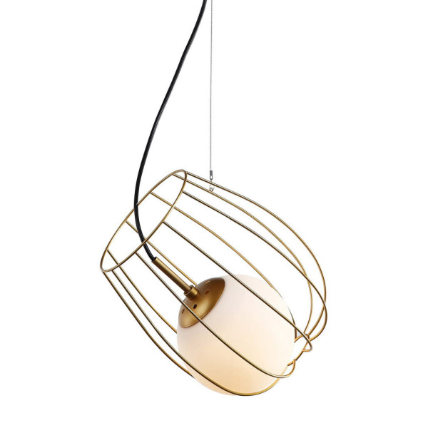 Lampa wisząca złota Melisa 1xE27x40W wym: 103x23x23 cm Italux