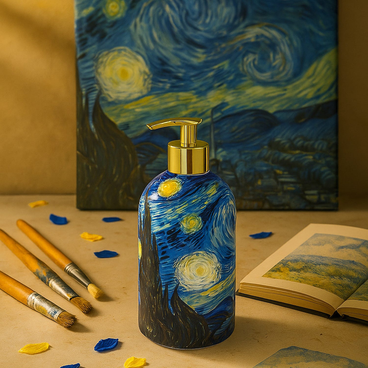 Sapone mani liquido 500 ml dispenser Notte stellata