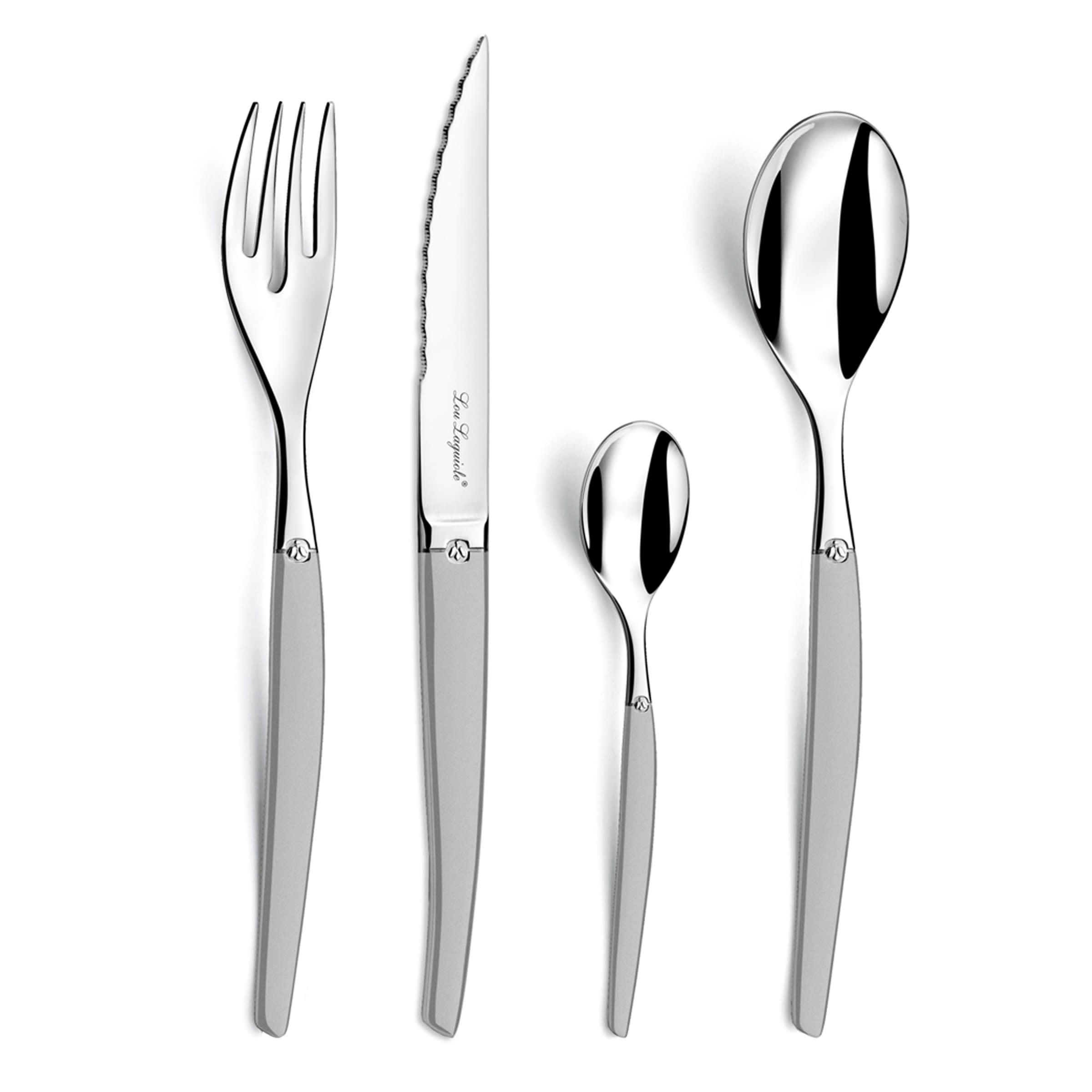 JET SABLÉ - Ménagère 24 couverts en acier