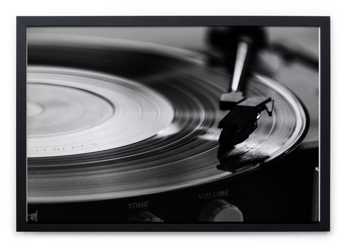 Zwarte lijst met kader 40x30 Vinyl