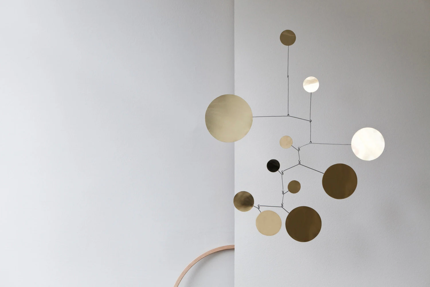 Mobile Circles Brass