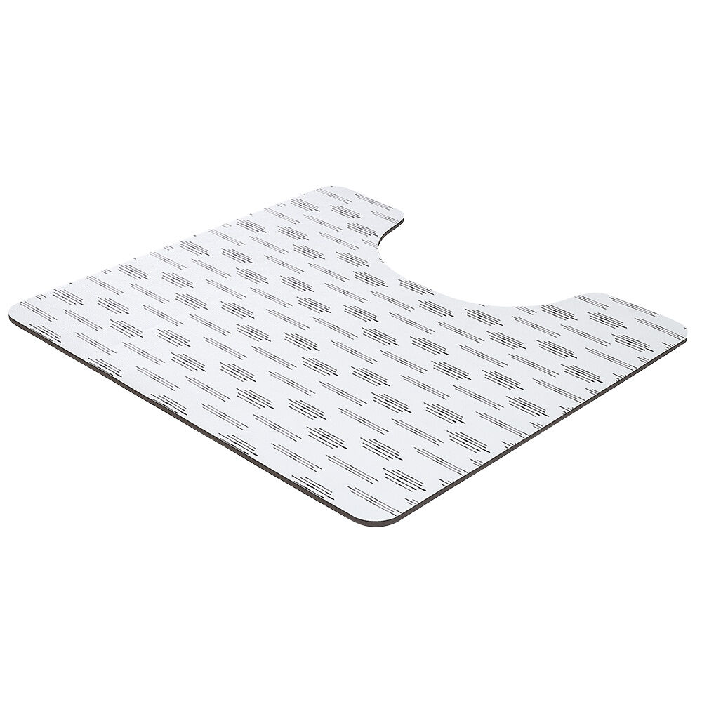 Contour WC PVC motif terrazzo noir et blanc 49,5x15cm