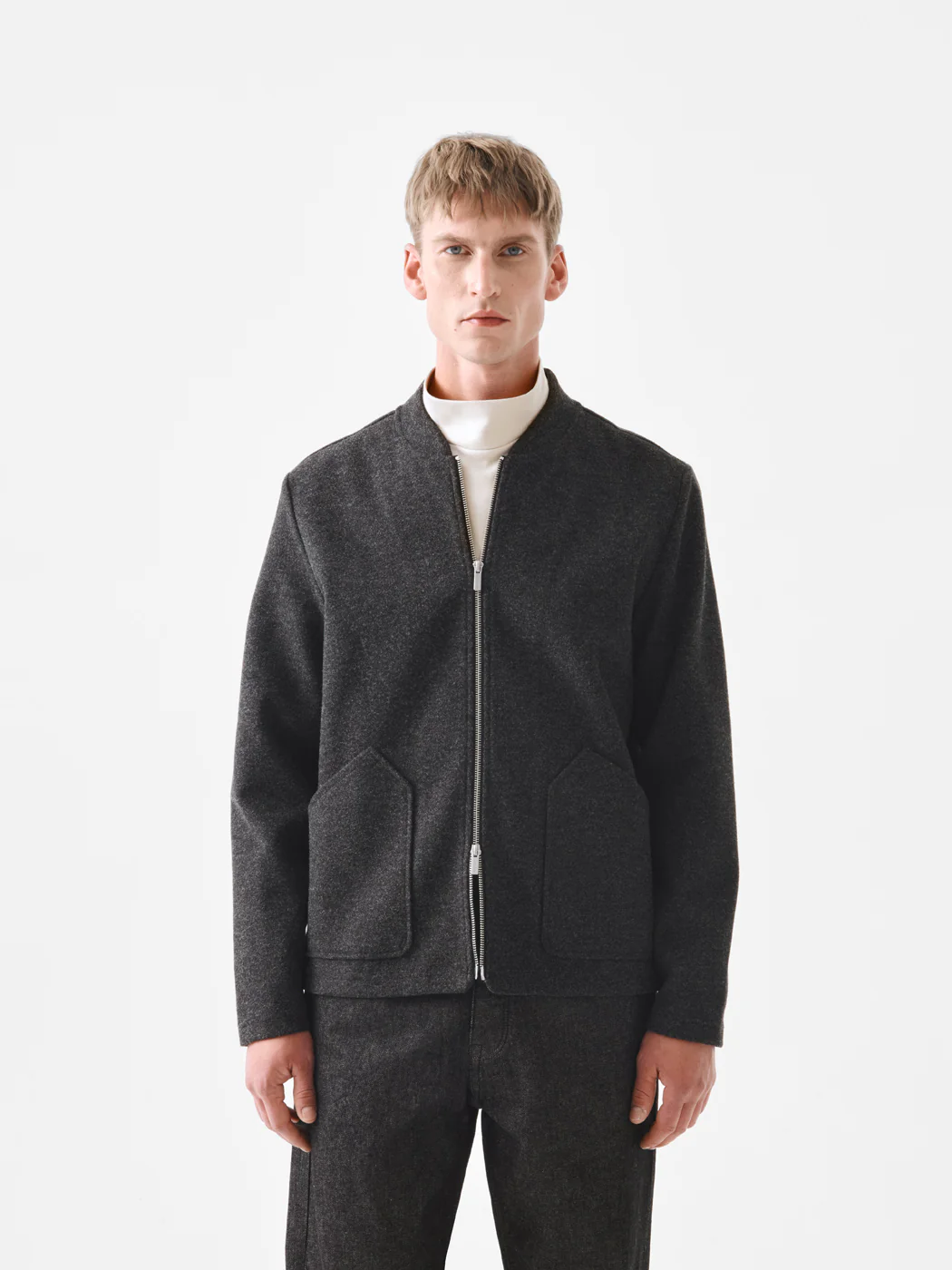 Veste légère col teddy - L'atelier