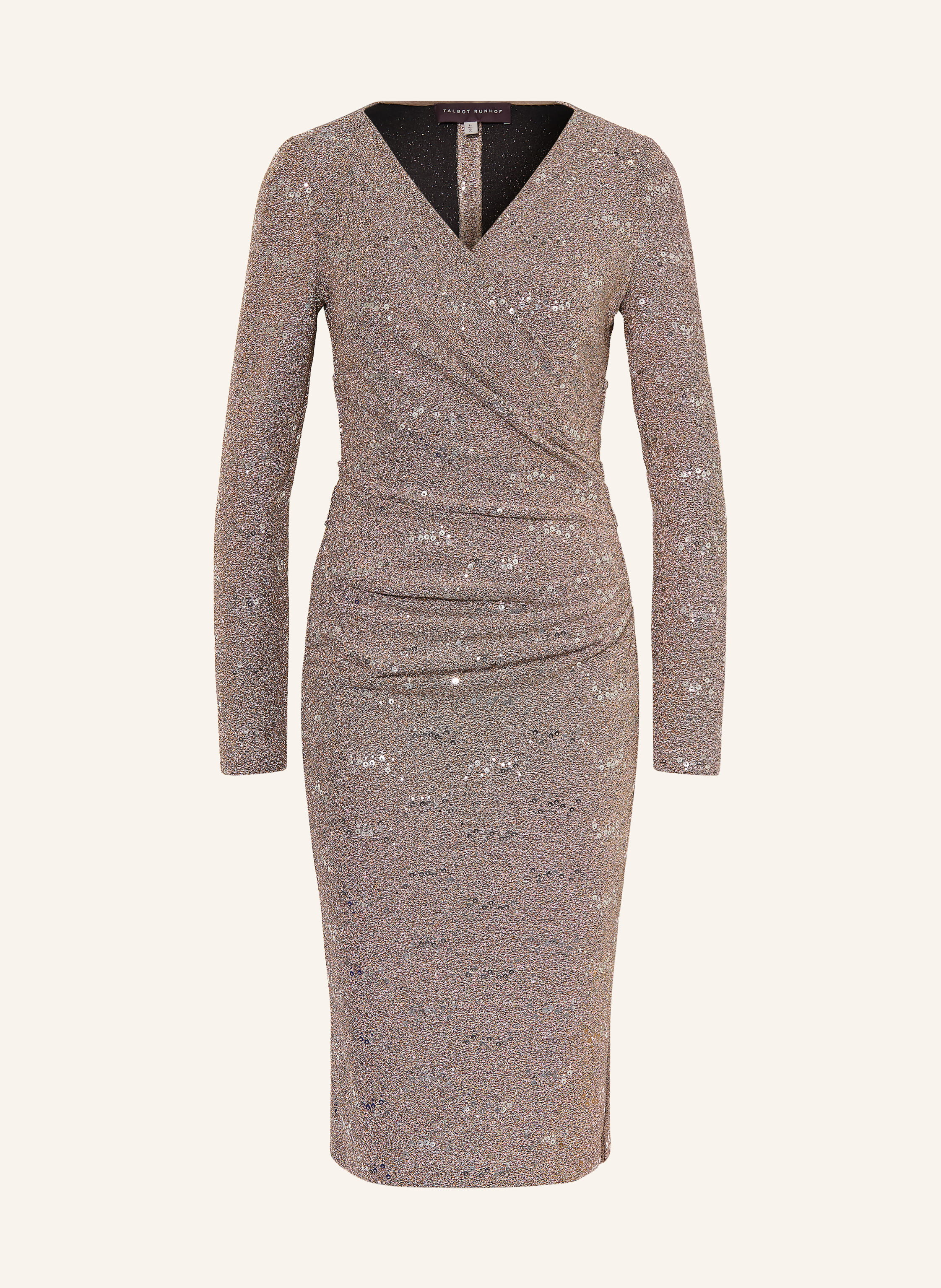 TALBOT RUNHOF Cocktailkleid mit Glitzergarn und Pailletten