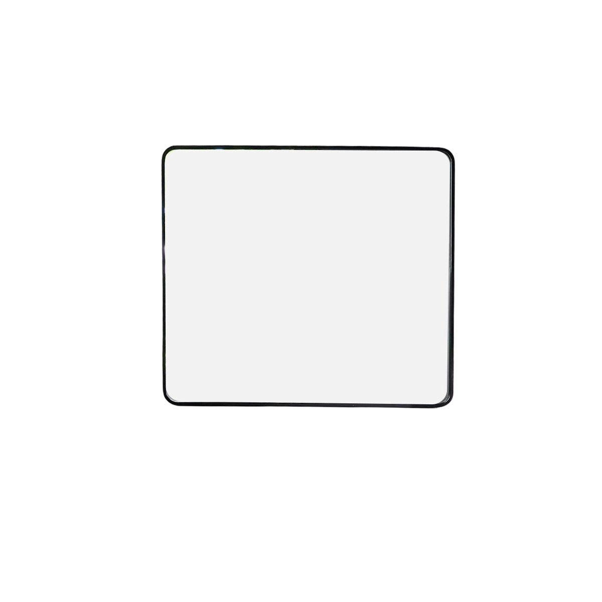 UPTOWN - Miroir rectangulaire en métal noir 75x85