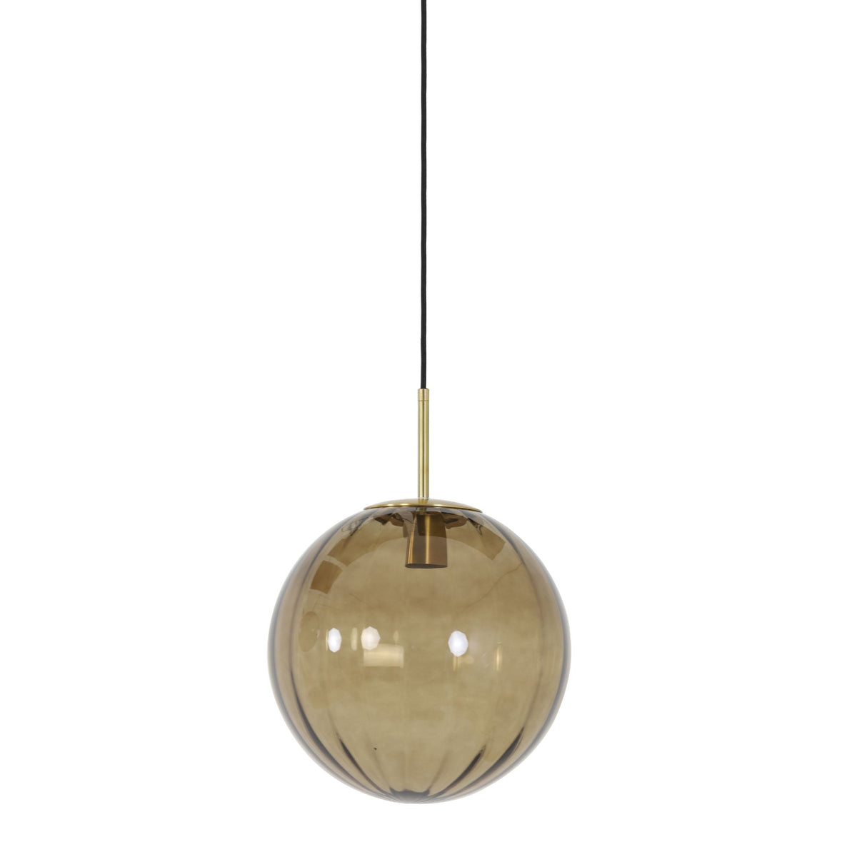 Light & Living hanglamp Magdala - bruin - Ø30cm