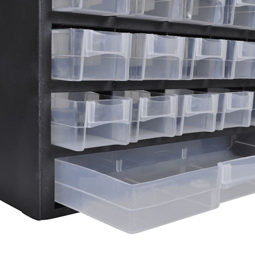 NNEVL 41-Drawer Storage Cabinet Tool Box 2 pcs Plastic