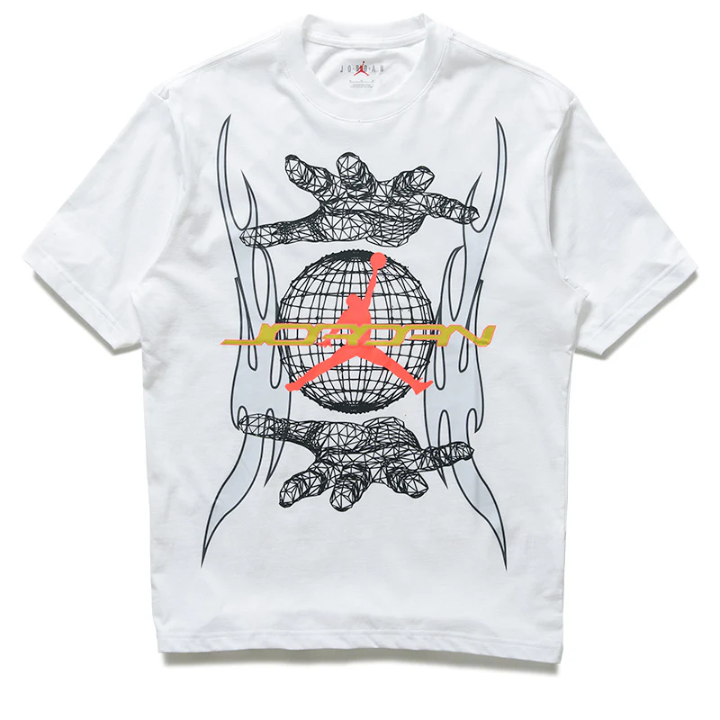 Jordan Graphic Tee - White/Infrared 23