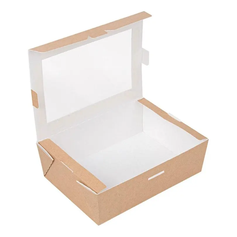 Lunch-Box 50er-Set Menübox mit Sichtfenster