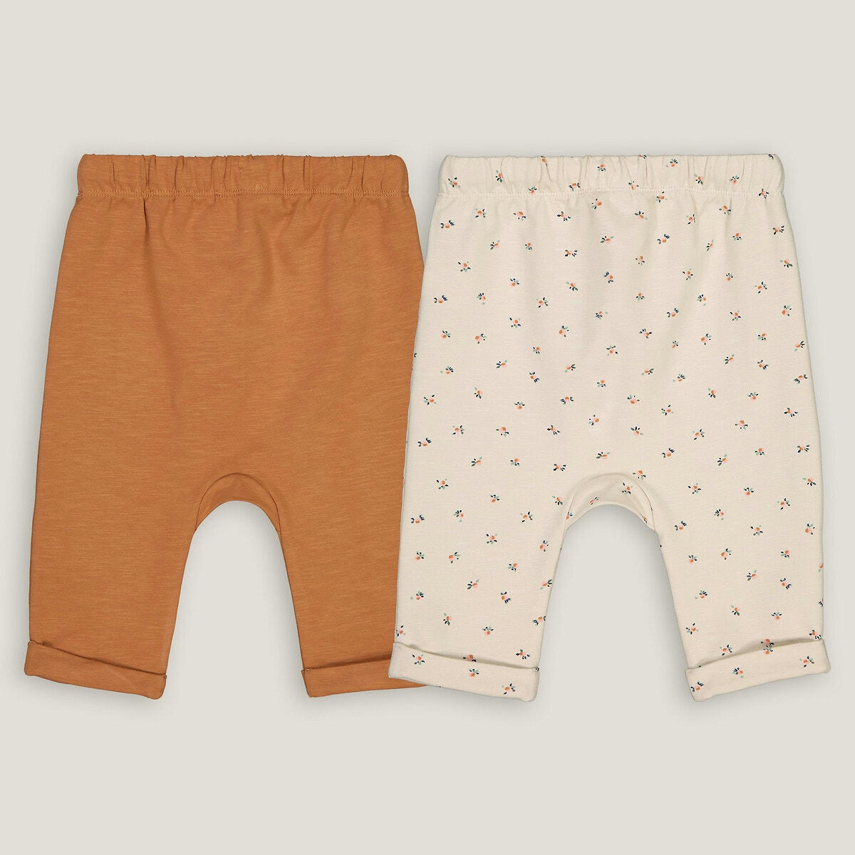 Lot de 2 sarouels en molleton Slub