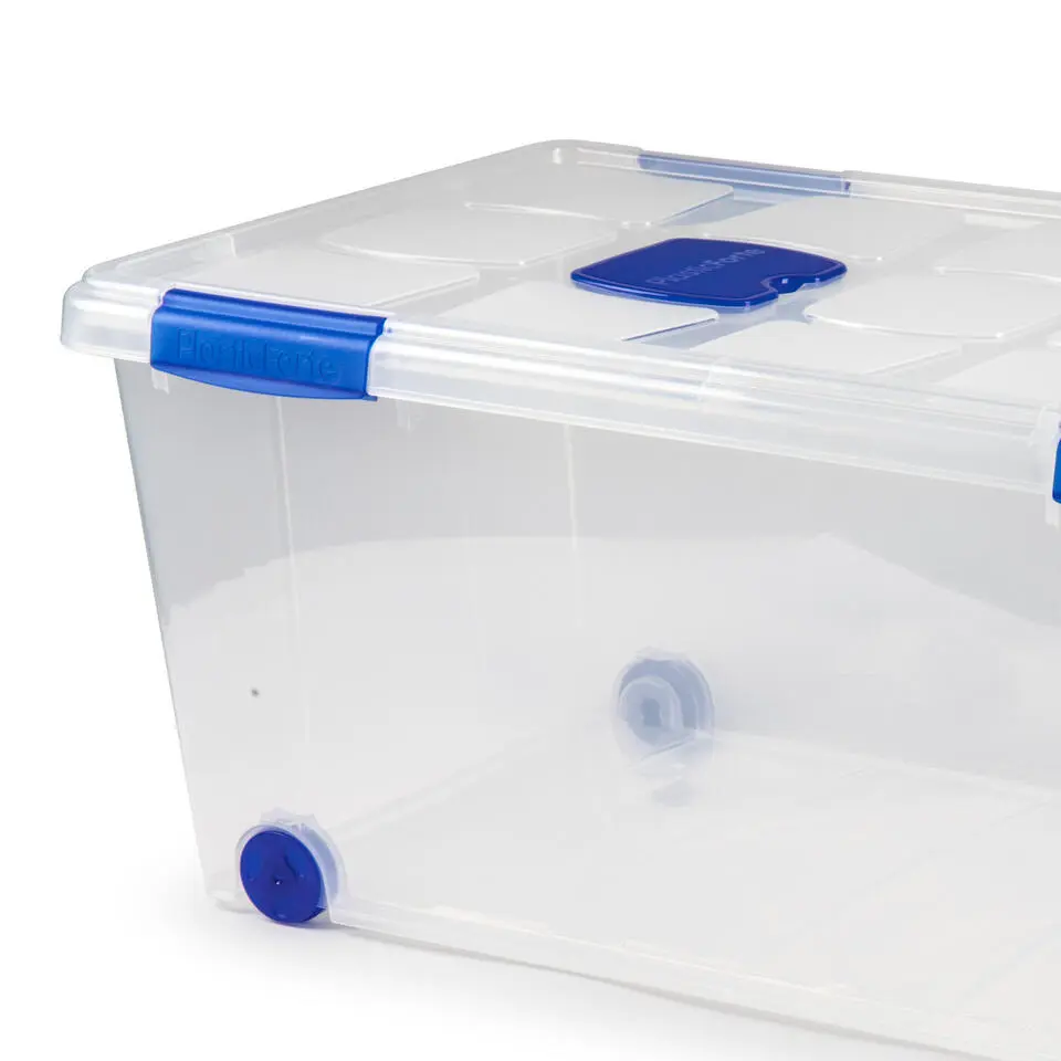 Plasticforte Opslagbak met deksel - 1x - 61L - 73 x 41 x 32 cm