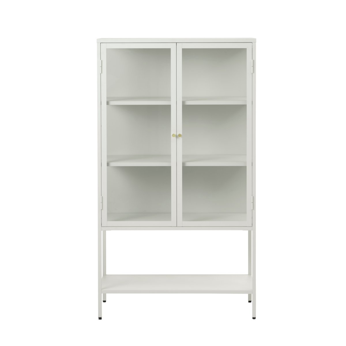 Rebellenclub Vitrinekast Nimbin - 160 x 90 cm - Wit
