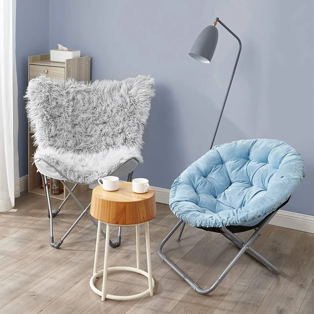 Oversized Butterfly Chair - Mega Furry Plush by DormCo