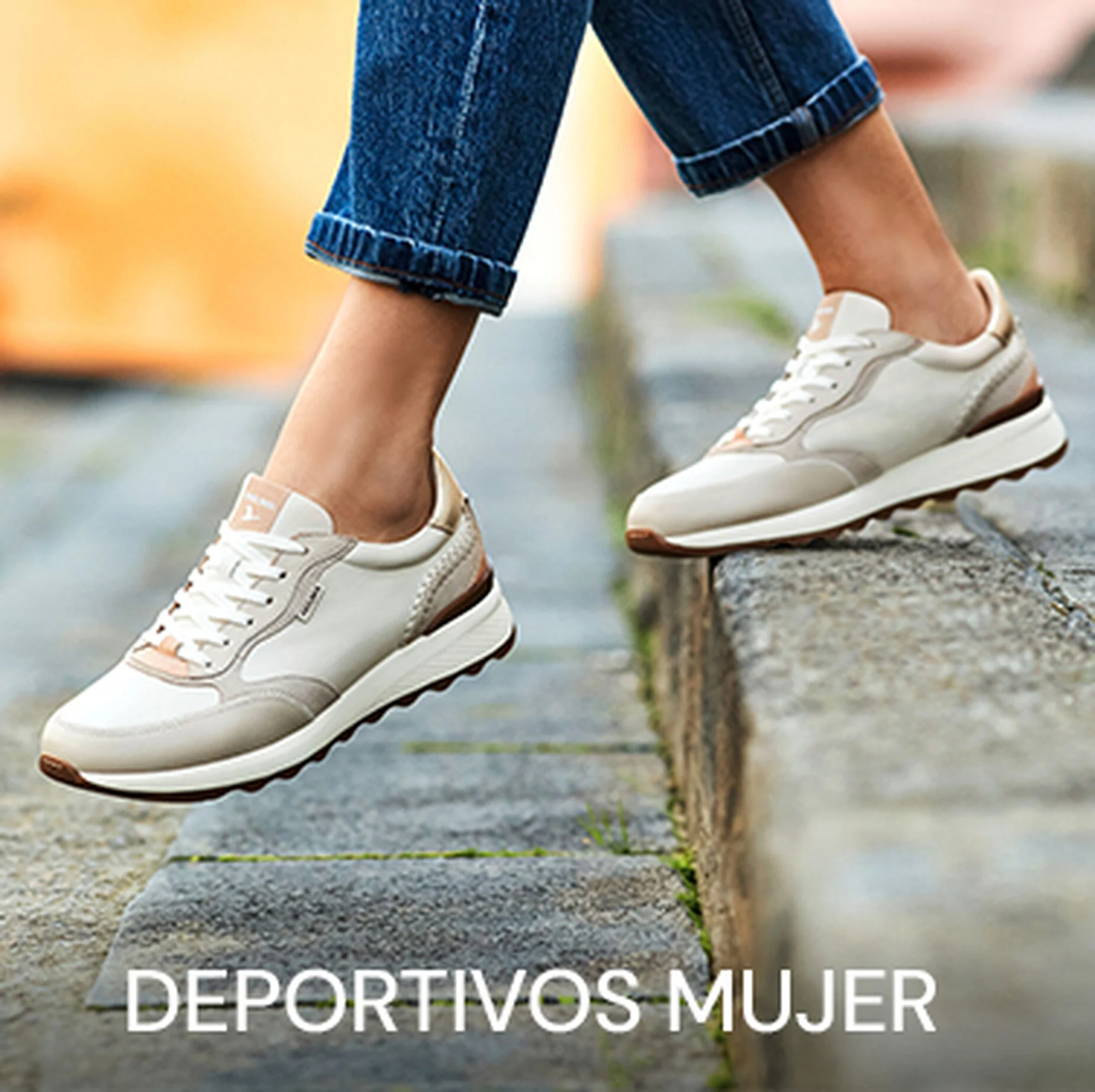 Deportivas de piel para mujer