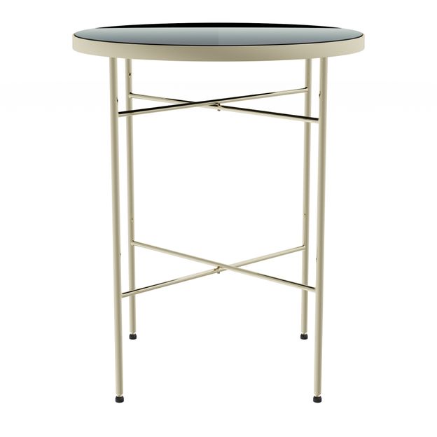 MESA LATERAL REDONDA 42 CM LUXY