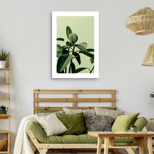Feeby Obraz na płótnie, Zielona roślina natura 40x60