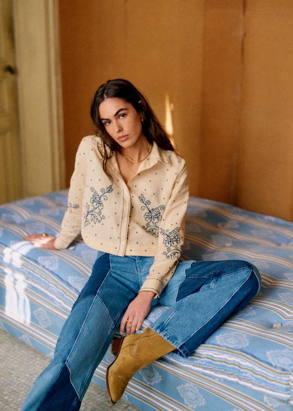 Maellie Shirt - Sézane x Lucia Vergara