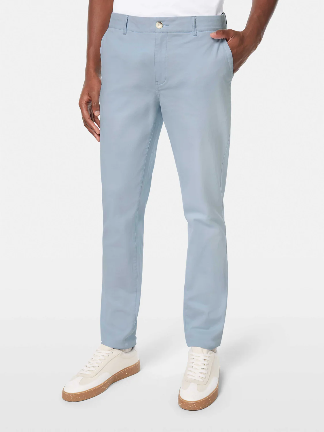 Mott Washed Cotton-Blend Twill Chino