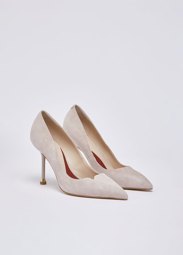 D&eacute;collet&eacute; in camoscio