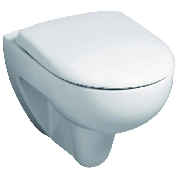 Wand WC »Renova Nr. 1«, Tiefspüler, weiß, spülrandlos