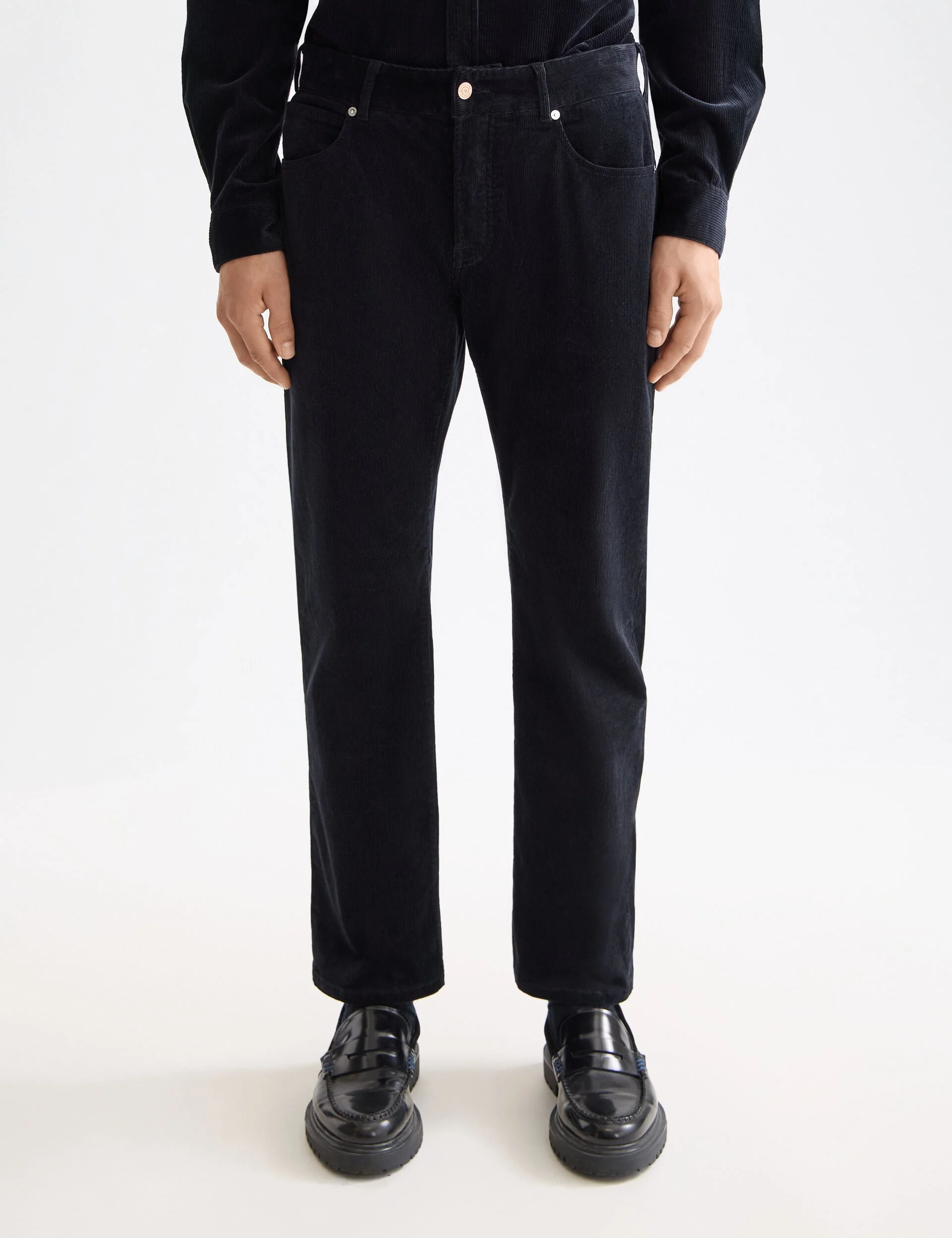 The Zee straight pants in coloured corduroy