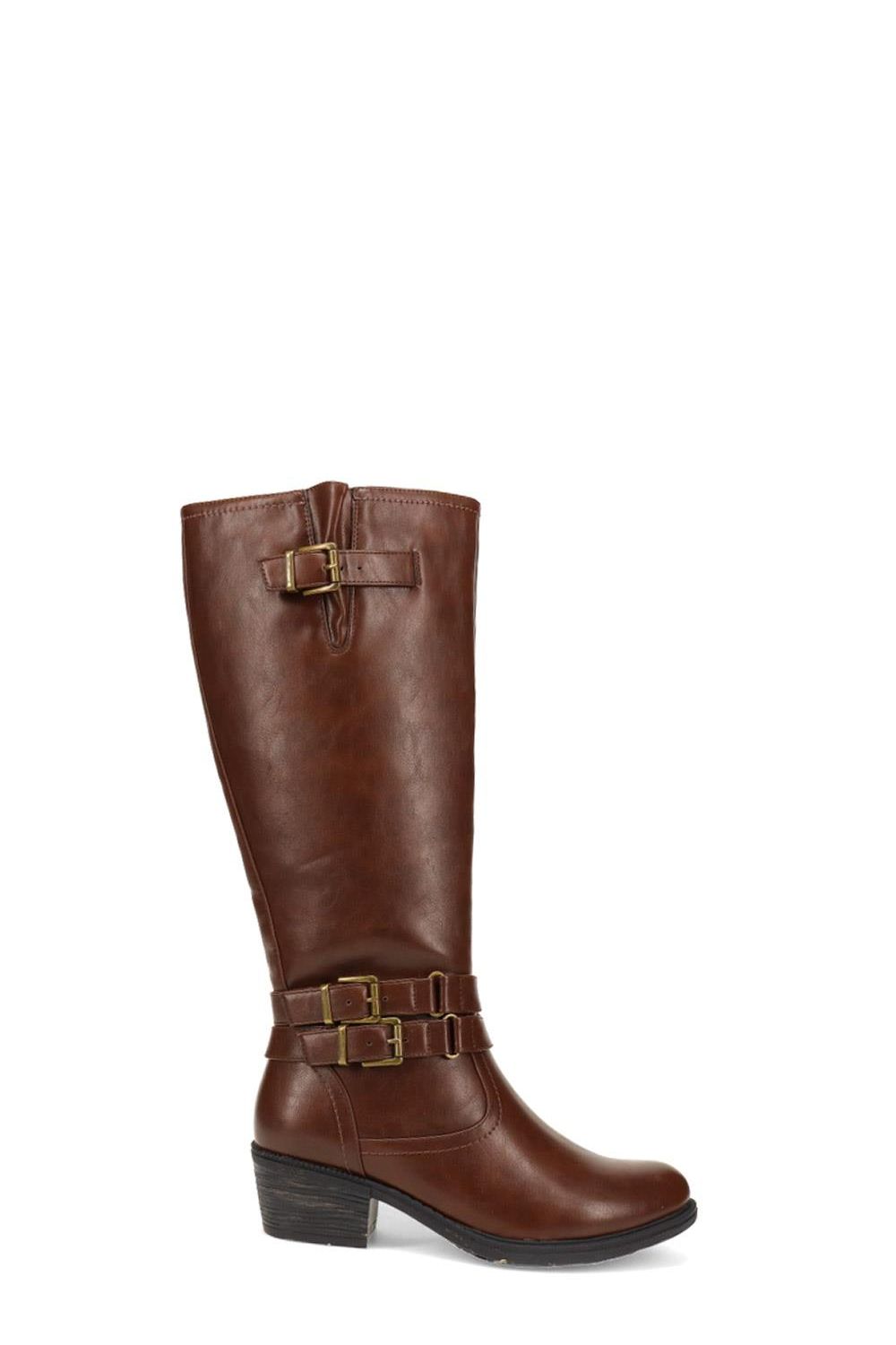 Pavers Triple-Buckled Long Boots