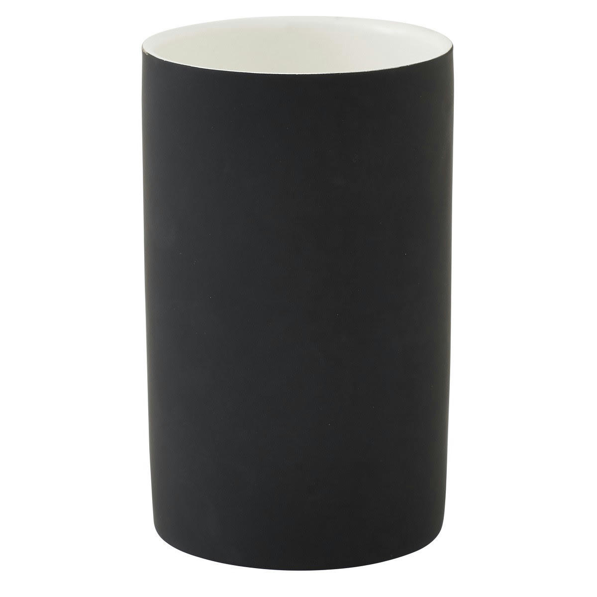 CITY - Porte brosse à dents en céramique noir et blanc