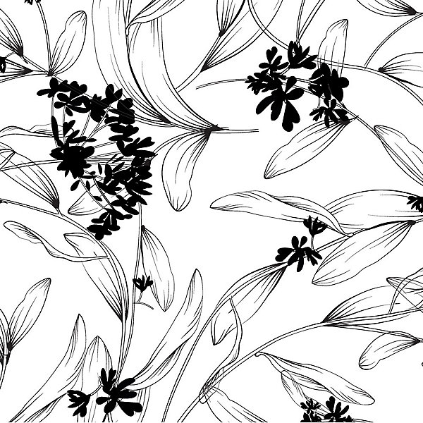 Crédence Adhésive Jardin Monochrome 400 x 40 cm