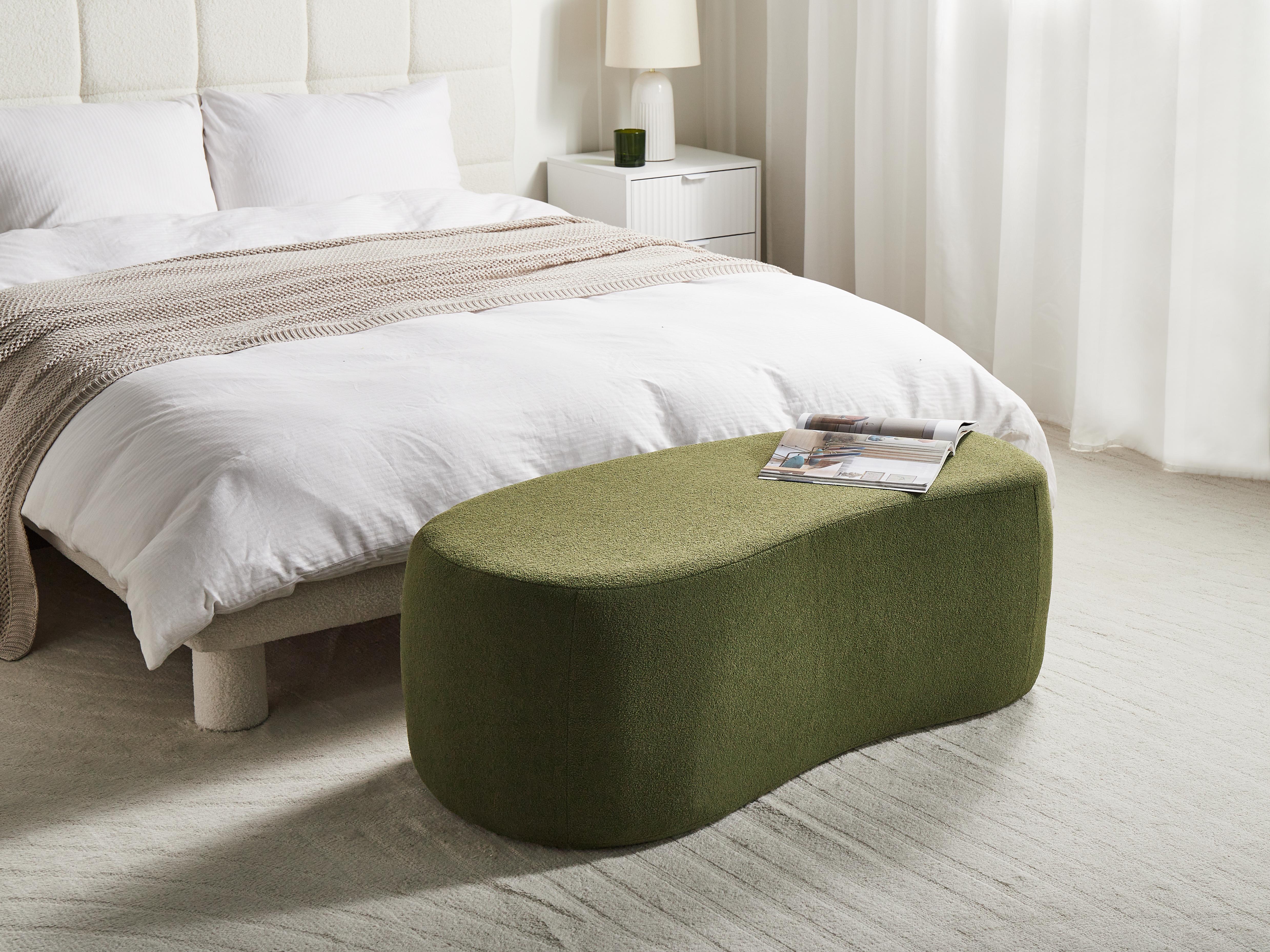 Pouffe BAYARD Boucle Green