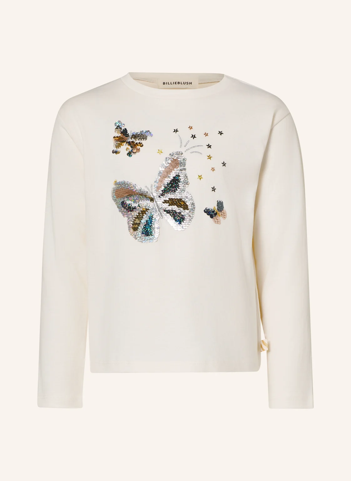 Billieblush Longsleeve mit Pailletten und Glitzergarn