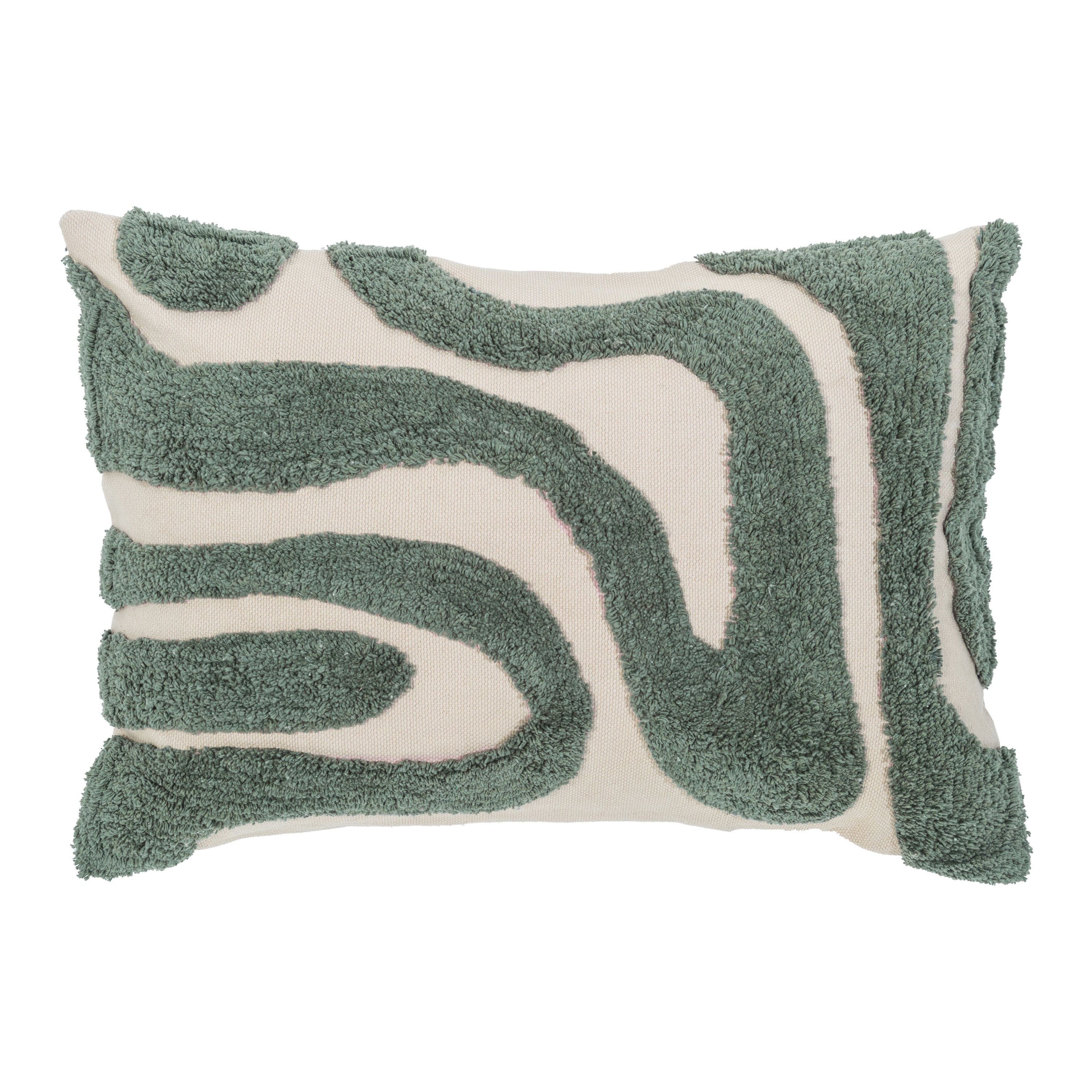 by fonQ Wave Sierkussen 40 x 60 cm - Groen