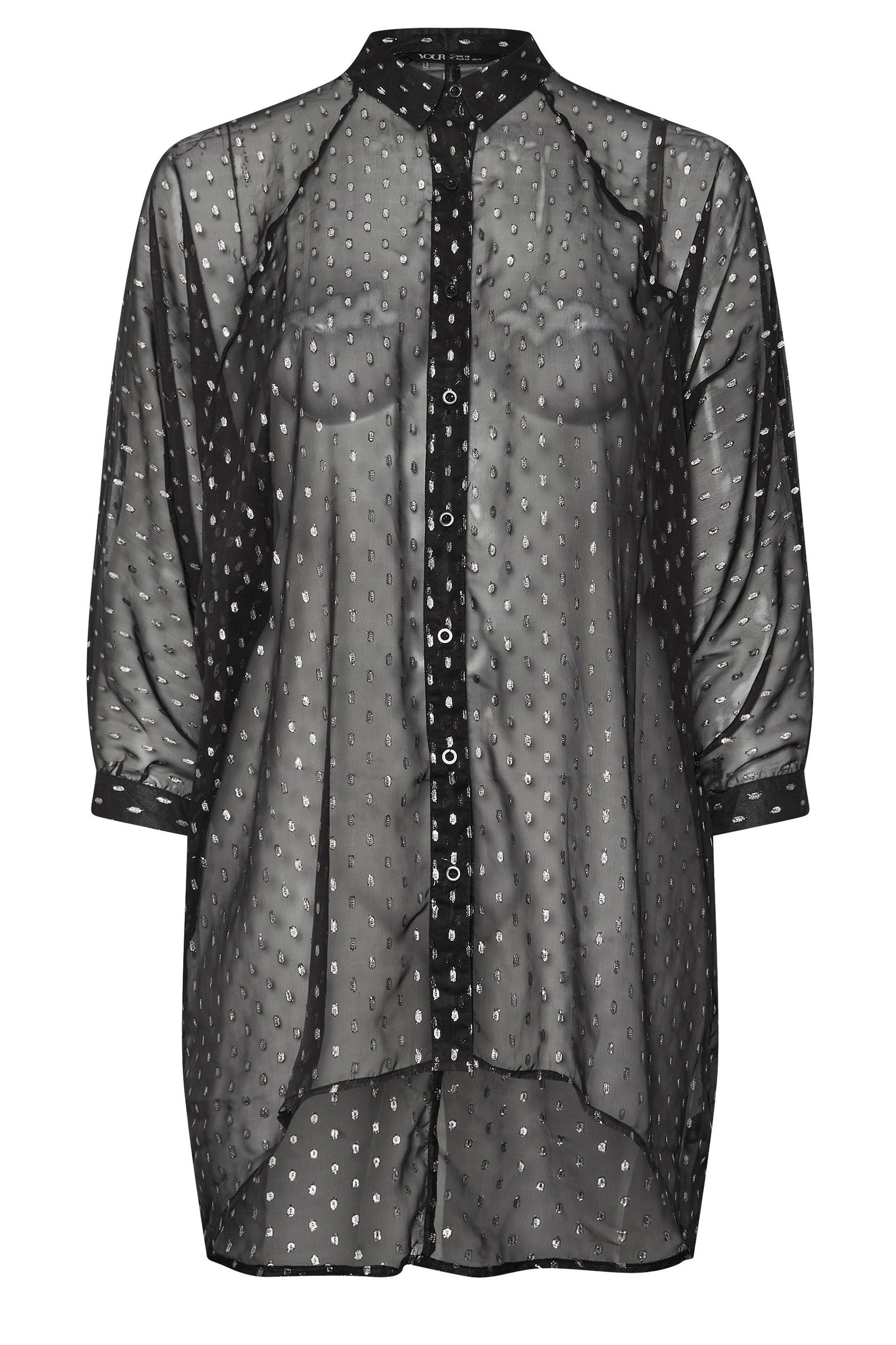 Yours Dipped Hem Shirt