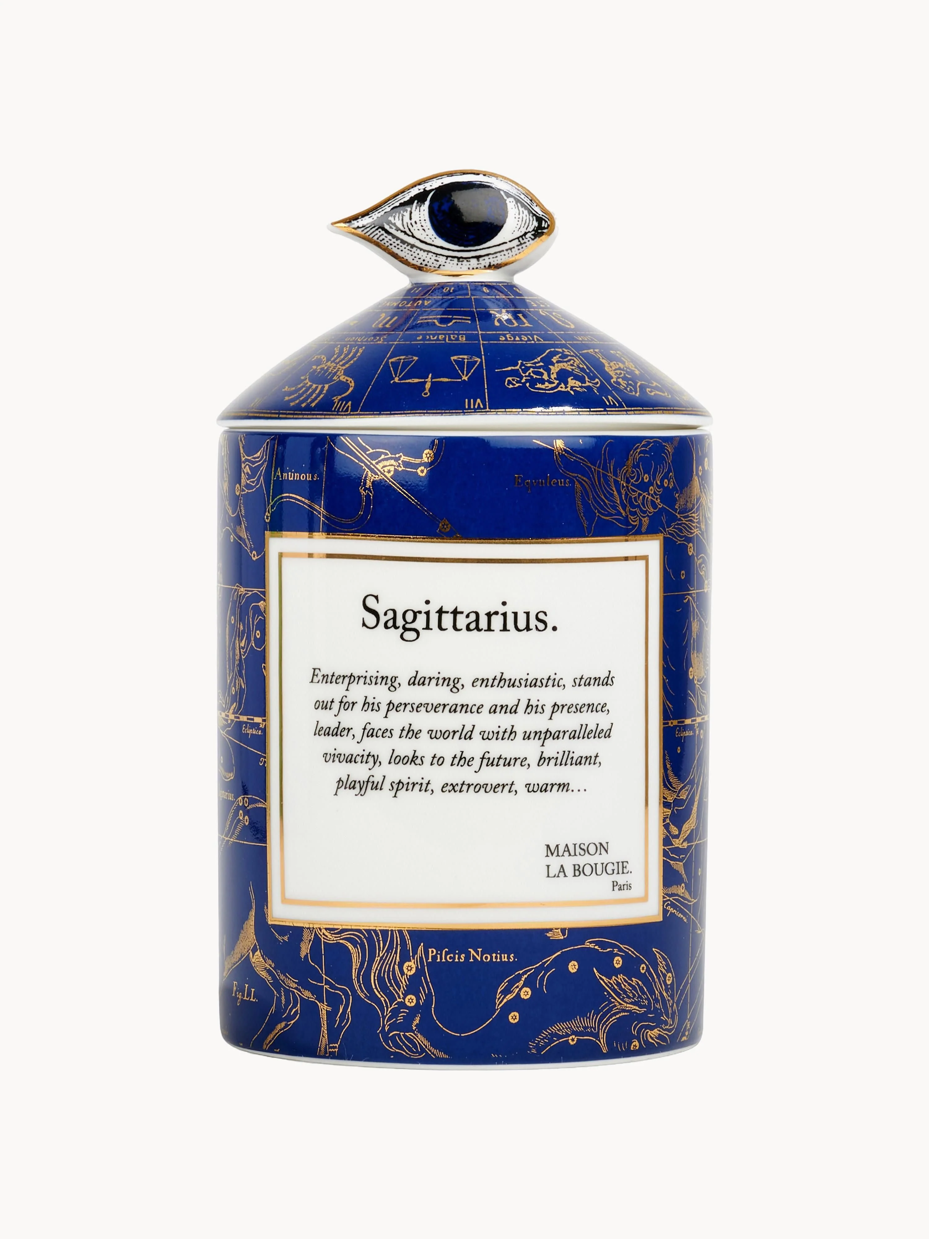 Handgefertigte Duftkerze Sagittarius (Gurjum, Rose & Safran)