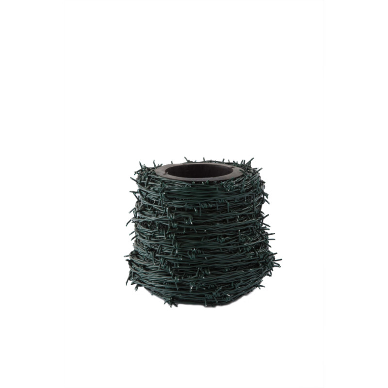 Fil barbelé plastifié vert 2,4 mm 250 m GIARDINO