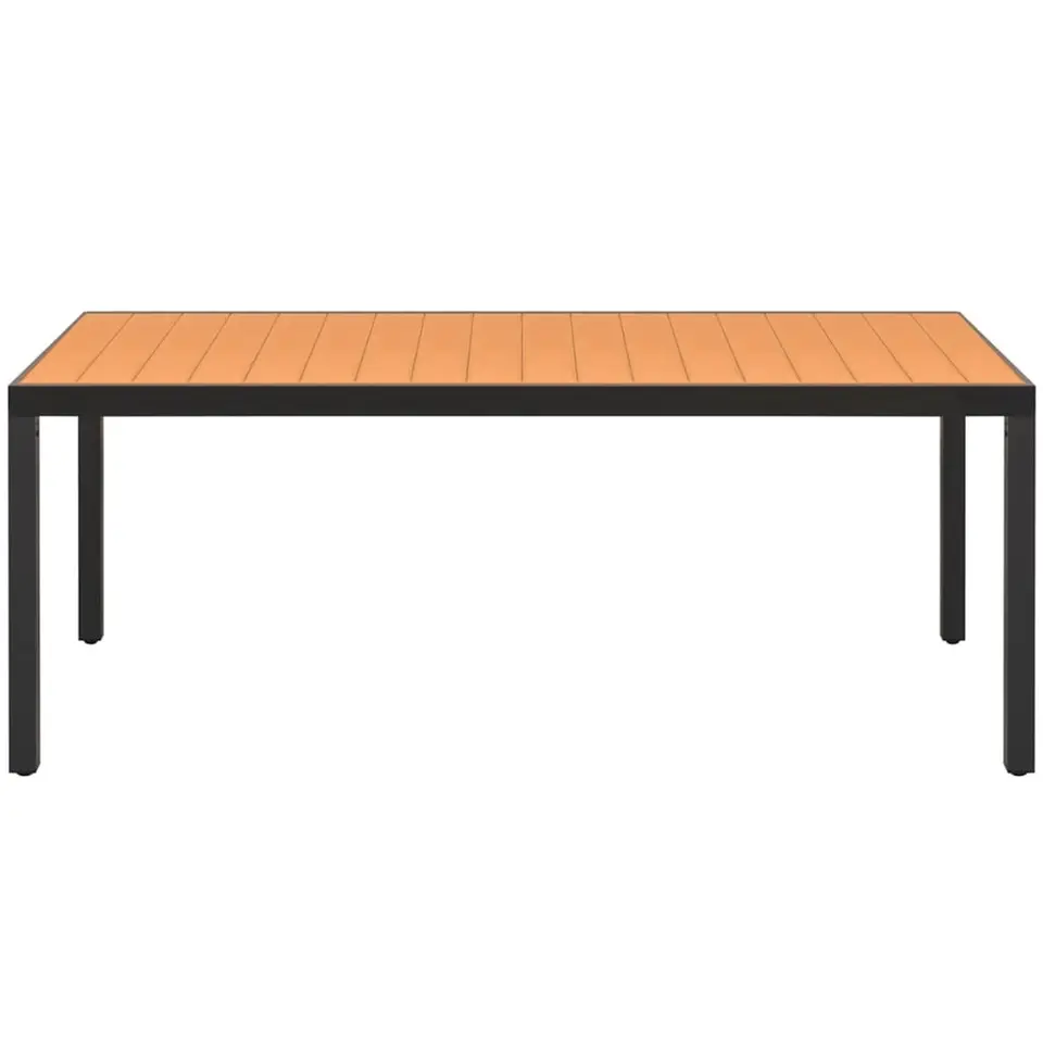 vidaXL - Tuintafel - Bruin - WPC - 185 x 90 cm