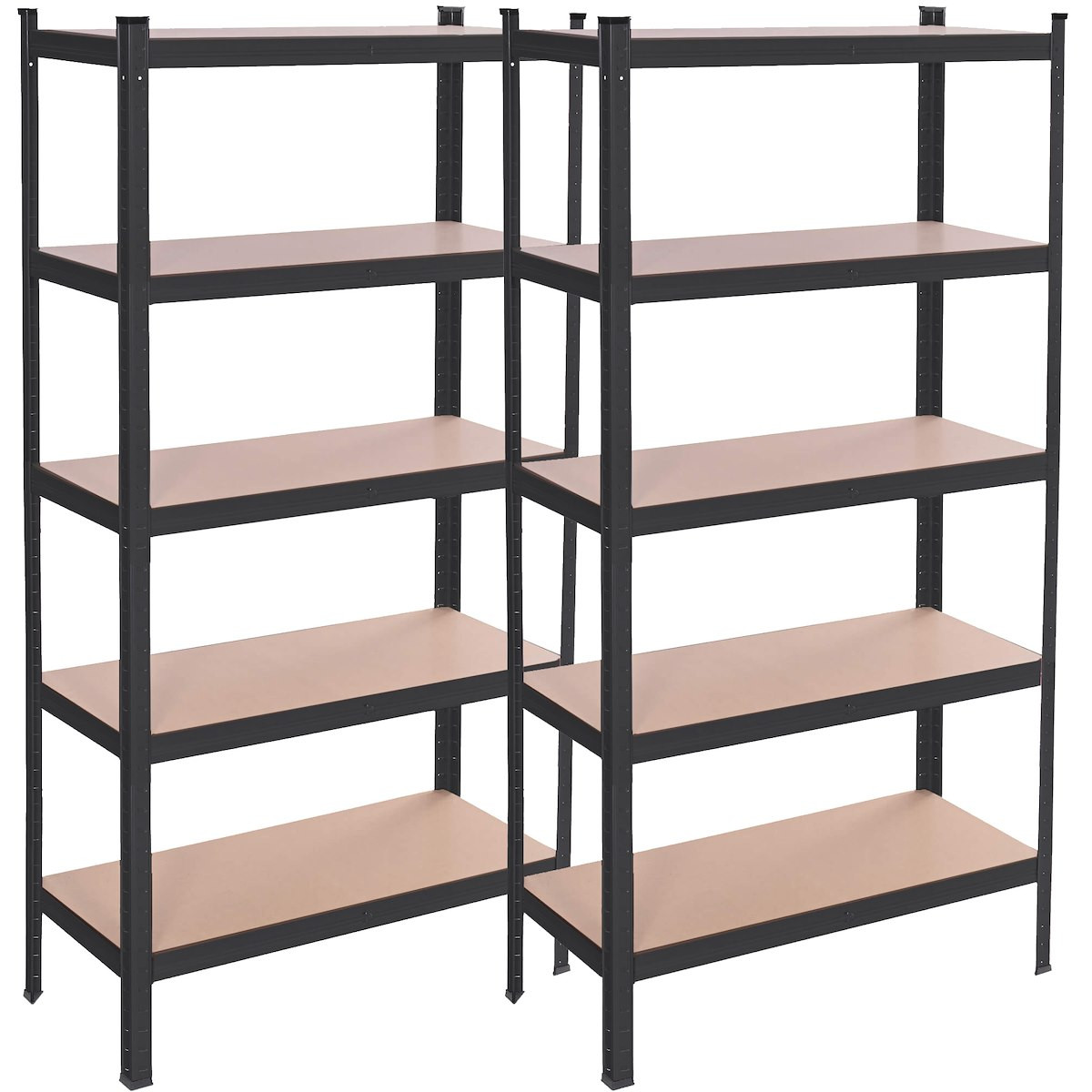 Regał metalowy magazynowy 5 półek 150x75x30cm do piwnicy