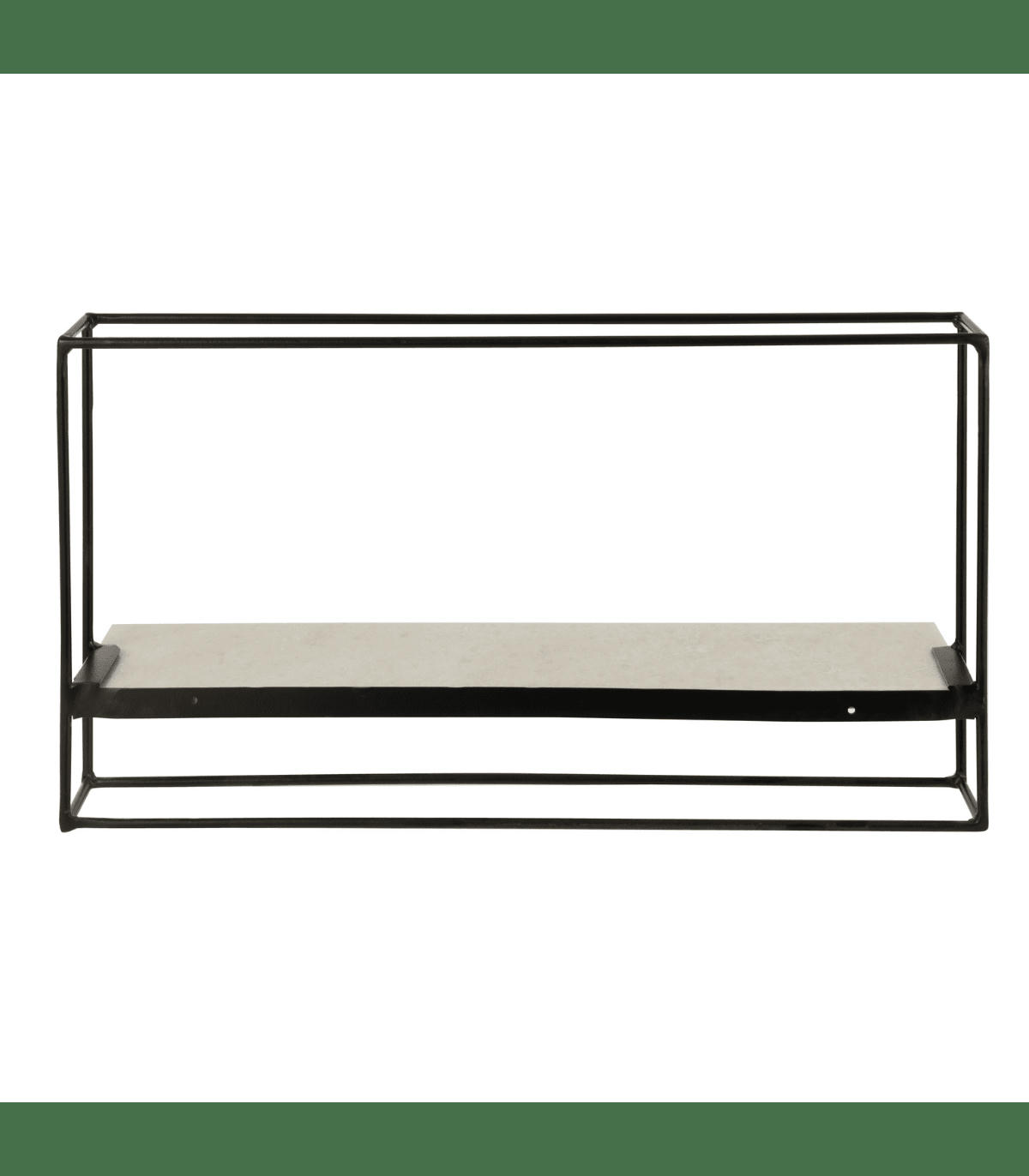 OUDA - Etagere Murale 1 niveau en marbre blanc - L 65cm